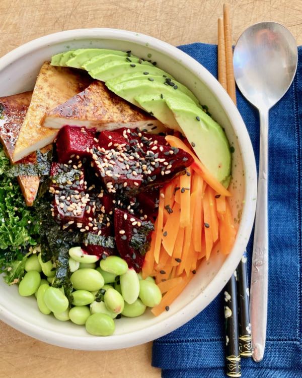 Vegan Poke Bowl Meal Prep - Powered by plantz